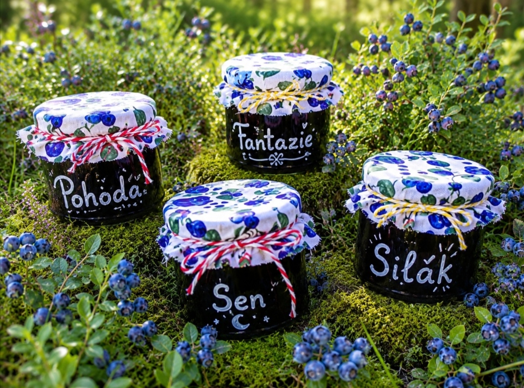Borůvkové marmelády: Silák, Pohoda, Sen, Fantazie